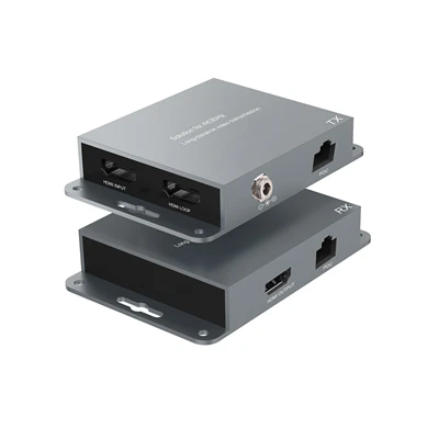 HDMI 4K এক্সটেন্ডার কিট 60 মিটার ওয়াল মাউন্টেড ডিজাইন